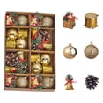 thumbnail image 2 of Fiudx Adornos Navideños, Juego de Decoración y Diseño Festivo, Colección de Bolas de Plástico Resistentes, Decoración Versátil para El Hogar, Ideal para Guirnaldas de Árbol, Regalo Familiar, Empaque, 2 of 6