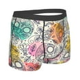 thumbnail image 3 of Bingfone Skull And Flowers Men'S Underwear - Casual Stretch Boxer Briefs-Xx-Large, 3 of 9