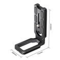thumbnail image 4 of yingyy Camera Bracket Tripod Head Vertical Camera Mount Supplies Multifunctional Support System To Avoid Shaking Saving Time Black L, 4 of 6