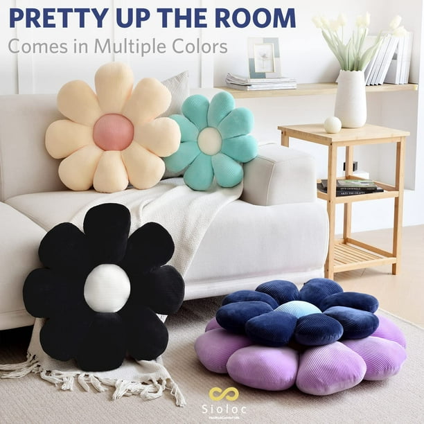 AIMTYD Flower Pillow Flower Shaped Throw Pillow Butt Cushion
