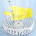 thumbnail image 3 of V10 PRO 1200mAh Multi-function Convenient Portable Fan,Glacier White, 3 of 5