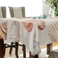 thumbnail image 5 of Yayeee Tablecloths 60" x 90" Rectangle Wrinkle Resistant Party Table Cover, Purple Seashell, 5 of 8
