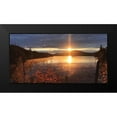 thumbnail image 2 of Deiter, Lori 14x9 Black Modern Framed Museum Art Print Titled - Saranac Lake Sunset, 2 of 5