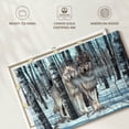 thumbnail image 6 of Elephant Stock Snow Shadows Wall Art - Horizontal Canvas Wall Art - Dining Room Wall Decor - Animal Canvas - Brown And Blue Decor By Gordon Semmens - 12" x 8", 6 of 8