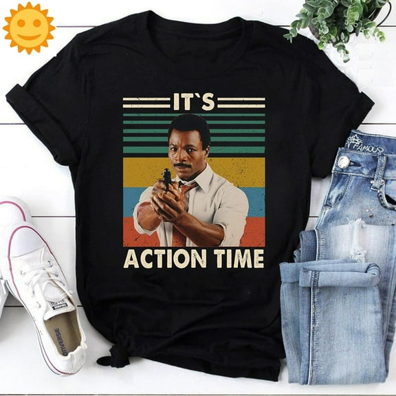 It's Action Time Vintage T-Shirt, Action Jackson Shirt, Carl Weathers Shirt, Comedy Movie Shirt, 80s Movie Shirt, Action Movie Shirt