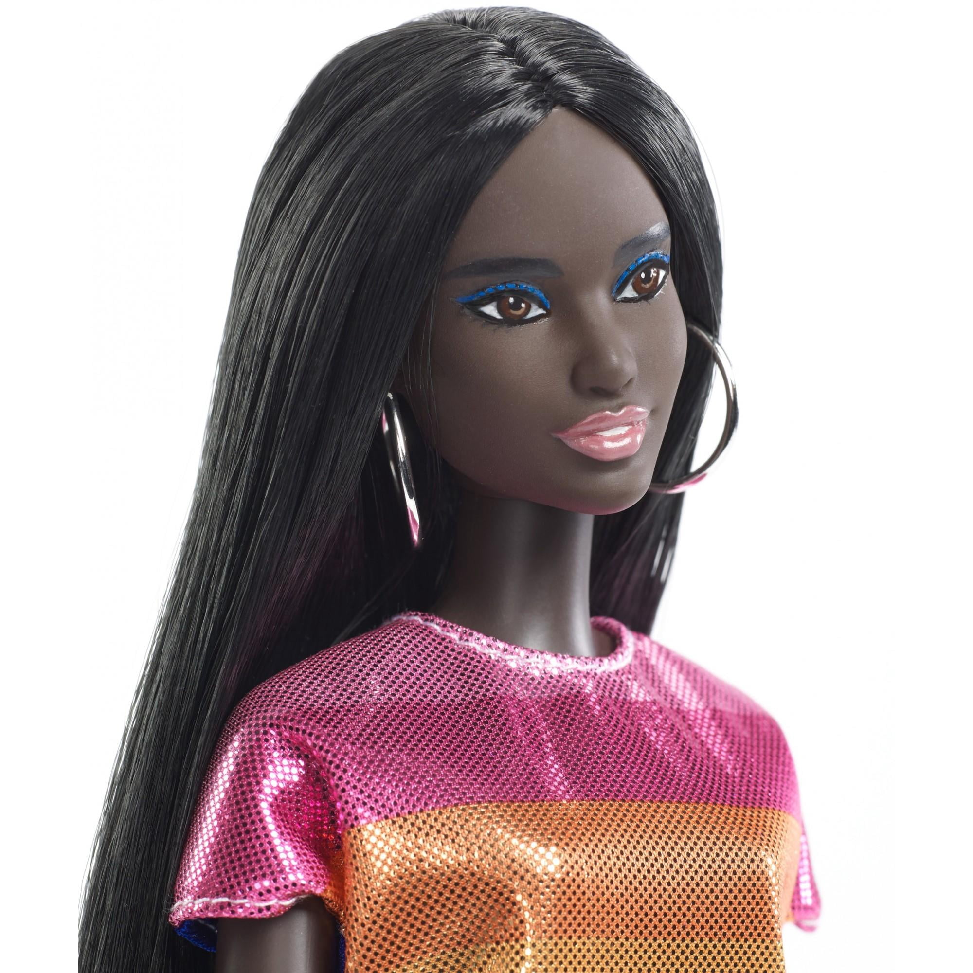 barbie fashionistas doll original body type wearing shimmery dress Barbie Fashionistas Doll, Original Body Type Wearing Shimmery Dress