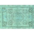 thumbnail image 1 of Ahgly Company Indoor Rectangle Abstract Light Blue Modern Area Rugs, 3' x 5', 1 of 4