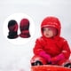 thumbnail image 3 of Advancent 1 par de manoplas para niños, funda para los dedos de invierno, cubiertas para los dedos forradas, cómoda manopla para niños, manopla para Suministros térmicos Cuadros rojos/negros Advancent HA060203-11B, 3 of 6