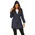 thumbnail image 6 of XBASW Women Light Long Rain Jacket Waterproof Active Outdoor Trench Raincoat with Hood Lightweight for Girls Outerwear（S-XXL）, 6 of 8