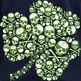 thumbnail image 3 of CafePress - Shamrock Skull St Patricks Day Women's Long Sleeve - Women's Long Sleeve Graphic Tee Casual Fit, 3 of 4