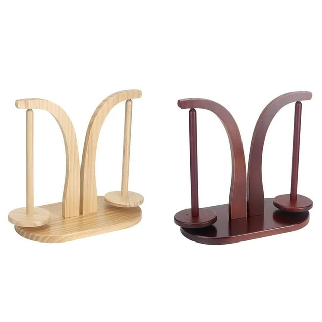Soporte Giratorio para Ovillos de Hilo, Herramientas para Tejer, Soporte para Ovillos de Hilo de Crochet, Carrete de Hilo Magnético, Hilandero de Lana (2 Piezas)