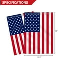 thumbnail image 5 of Anley (2 Pack) Double Sided Premium Garden Flag US Garden Flag - USA American United States July 4th Independence Day Patriotic Decorative Yard Flags 18x12.5 In, 5 of 8