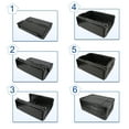 thumbnail image 6 of Collapsible Foam Cooler Chest Chill Box - X Large 10 x 24 x 16" - Insulated, Foldable, Portable, Lightweight, Iceless & Waterproof - Cold Or Hot Thermocooler Black X Large (64 Liters), 6 of 8
