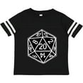 thumbnail image 3 of Inktastic 20 Sided Black Dice Boys or Girls Toddler T-Shirt, 3 of 5