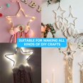 thumbnail image 3 of GOOHOCHY  2 Pcs Shaped Decor Wrought Iron Hanging Ring Outdoor Garland Frame, 3 of 8