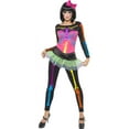 thumbnail image 2 of Neon Skeleton with Skirt Adult Costume Size MD 10-12, 2 of 2