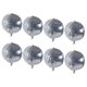 thumbnail image 3 of Silver Leaf Balloons, Shiny Surfaces Smoother Surfaces 8Pcs 4D Silver Foil Balloon For Anniversaries ANGGREK Otros, 3 of 8