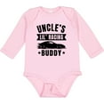 thumbnail image 3 of Inktastic Uncles Lil Racing Buddy Boys or Girls Long Sleeve Baby Bodysuit, 3 of 5