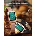 thumbnail image 2 of 2022 relojes inteligentes para mujeres, rastreador de actividad física con presión arterial, frecuencia cardíaca, monitor de oxígeno en sangre, rastreador de actividad impermeable Ip68 con podómetro, Namotu CZDZ-HY141, 2 of 7