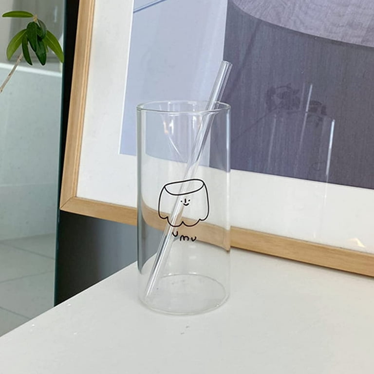Transparent latte CUP 1x 7.39fl.oz 210ml Heat Resistant Glass Tea