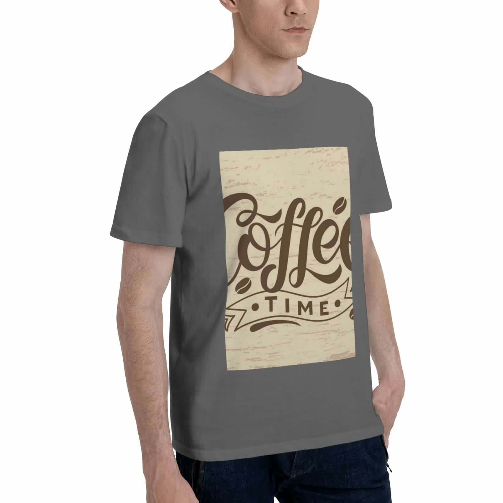 thumbnail image 2 of Bingfone Coffee Time (2) Men'S Loose Fit Short-Sleeve Pocket T-Shirt, 2 of 7