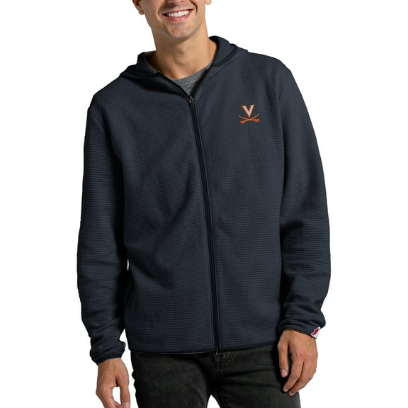 Men's League Collegiate Wear Navy Virginia Cavaliers Summit Full-Zip Hoodie