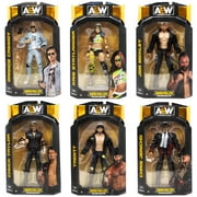 AEW Unrivaled 8 - Set of 6 Jazwares AEW Toy Wrestling Action Figures