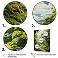 thumbnail image 3 of Designart "Forest Canopy Portrayed Trees in Harmony IV" Cottage Floater Framed Wall Art Print, 3 of 7