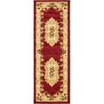 thumbnail image 1 of Unique Loom Versailles Medallion Motif Rug 2' 2 x 6' Runner Burgundy/Ivory, 1 of 4