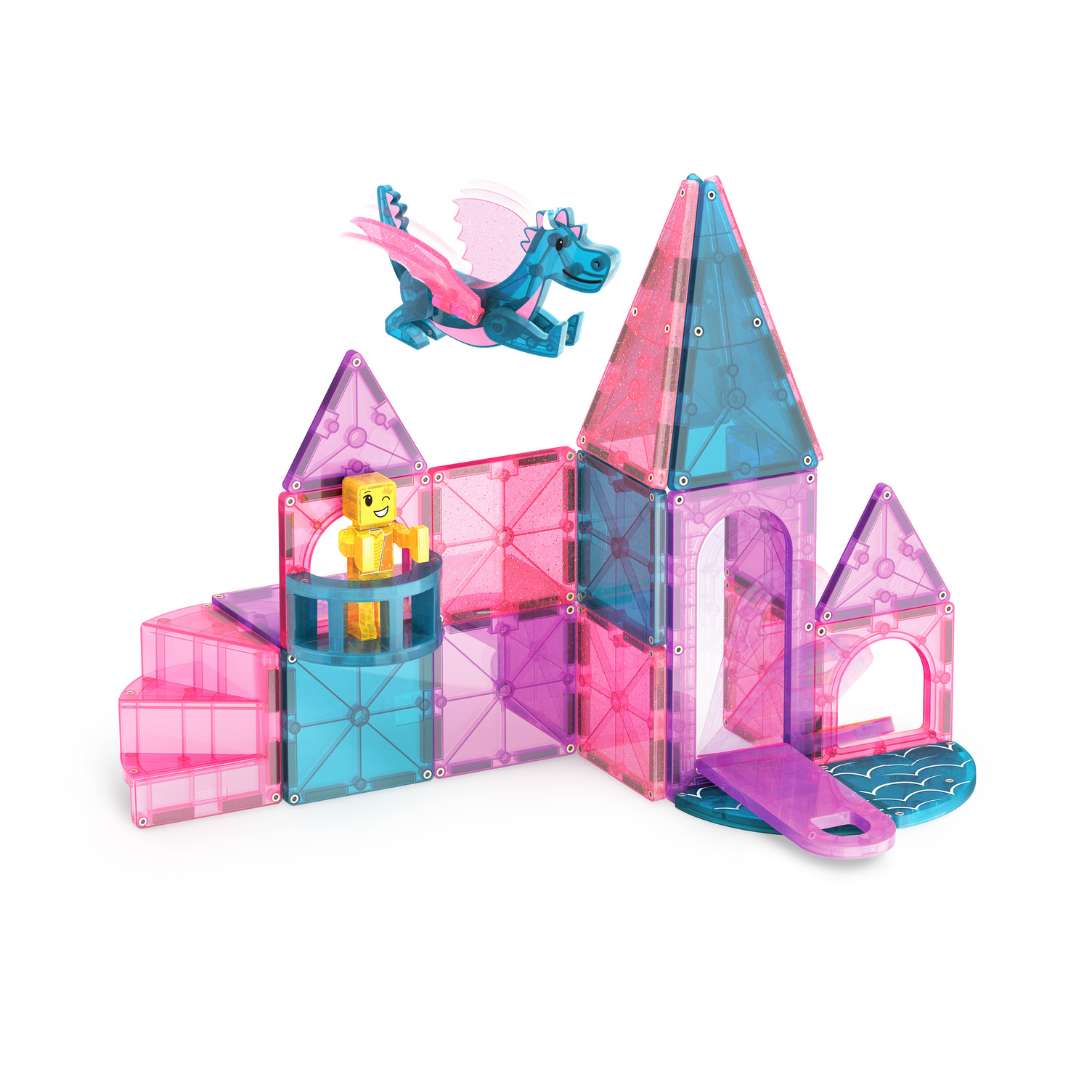 MAGNA-TILES Castle Magnetic Construction Set, 25 Pieces photo 3