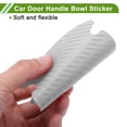 thumbnail image 3 of Unique Bargains Universal 51x89mm Car Door Cup Protector Sticker Anti-Scratches+Auto Door Handle Protective Film 1 Set Silver Tone, 3 of 6