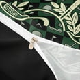 thumbnail image 4 of meiyoeat Golf B Initial Green Check Twin Duvet Cover, Sport Monogram Initial Twin Bedding for Boys Girls, Black Reversible, 2 Pieces, 1 Duvet Cover and 1 Pillowcase, 4 of 6