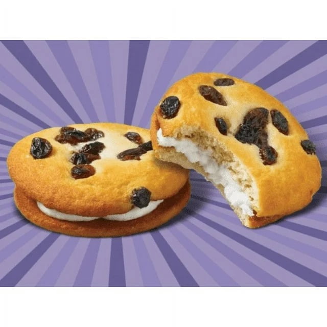 Little Debbie Raisin Crme Pies, 10.15 oz Per Box, 8 Count Per Box (3 Pack)