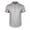 Gray, variant on APEXFWDT Men's Stand Collar Cotton Linen Shirt Casual Short Sleeve Banded Collar Shirt for Vacation,L,Black