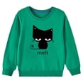 thumbnail image 4 of Girls Crop Sweatshirts Pullover Cute Printed Long Sleeves Sweatshirts Casual Crew Neck Fall Winter Pullover Tops Clothes Casual Comfy Fleece Jumper School Warm Girl Coat, 4 of 4