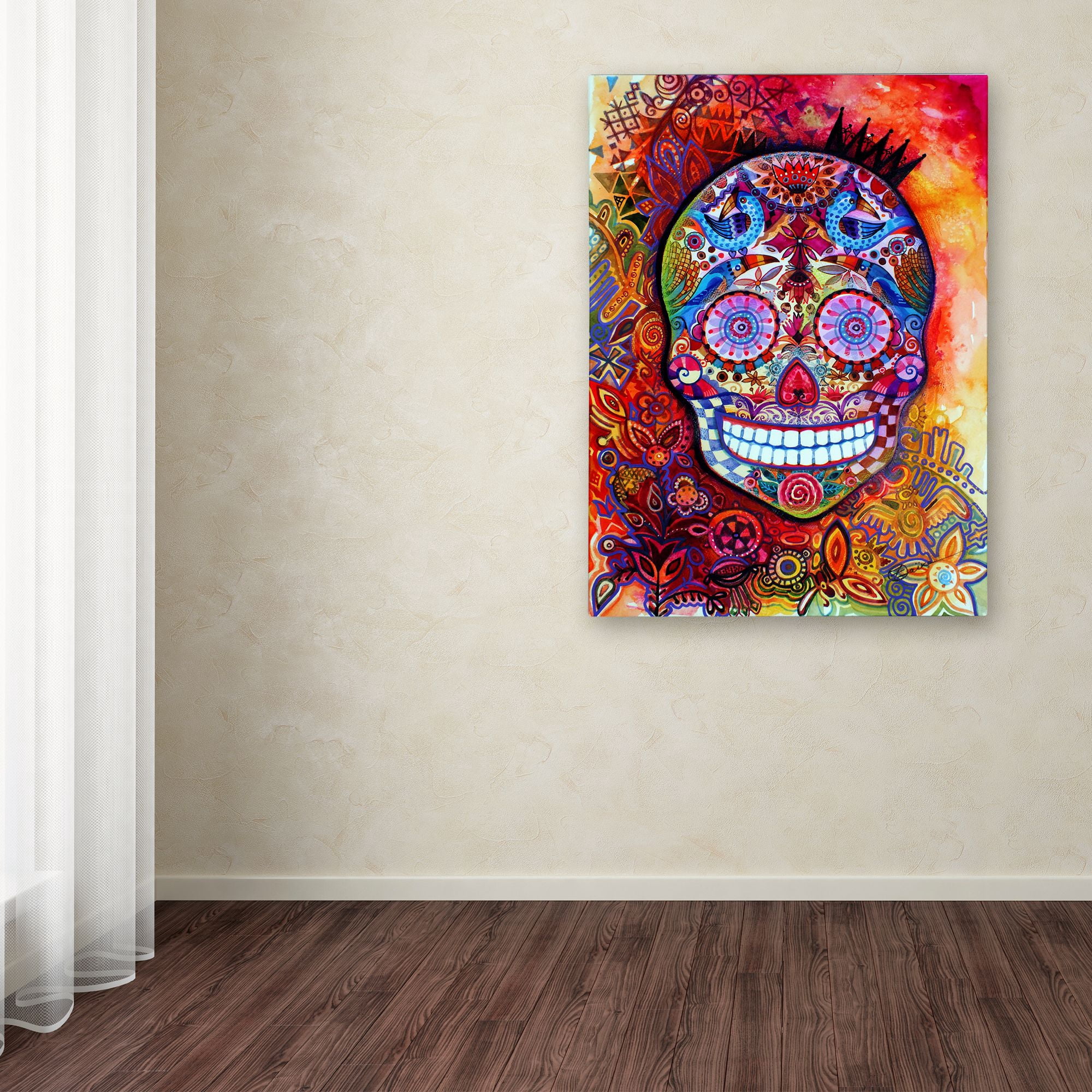 Trademark Fine Art 'Scull' Canvas Art by Oxana Ziaka