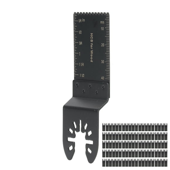 Multi Purpose Tool Blade, 100 Pcs Universal Oscillating Tool Blade for Wood Plastic Cutting