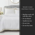 thumbnail image 6 of Hotel Style 3-Piece Beige/White Egyptian Cotton-Rich Blend Luxury Comforter Set, King, 6 of 9