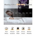 thumbnail image 5 of Purple Black Geometric Blackout Curtains, Light Blocking Print Window Curtains, Modern Abstract Crystals Artwork Thermal Insulated Window Drapes for Living Room Kitchen Cafe 2 Panels, 55"W x 39"L, 5 of 9