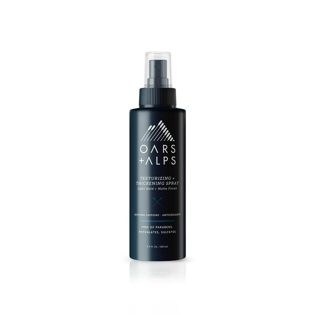 Oars + Alps Spray texturizante y espesante para el cabello promueve el crecimiento del cabello aroma a sándalo y ámbar 3.4 onzas líquidas