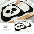 thumbnail image 3 of Animal Bathroom Rug Bath Mat, Extra Soft Absorbent Bath Rugs, Non-Slip Comfortable Shower Rug, Carpet for Tub, Shower, Bath Room, Machine Wash Dry, 18.1" x 26.7", Panda, 3 of 6