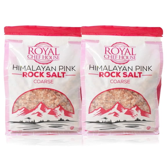 Himalayan Pink Salt 10 lbs Coarse Grain Bulk Bag (2 pack of 5lbs) - Himalayan Pure Gourmet Crystals -Suitable for Body Bath Scrubs Table Salt Grinder & Salt Mills - Kosher