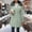 🔥 Mint Green, variant on Sentmoon Women Coats Winter Jackets Cute Gifts for Women Women Printing Long-Sleeved Zipper Pockets Hooded -Padded Jacket Coat Blouse Fall and Winter for Holiday Gifts