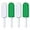 2 White + 2 Green, variant on Chewies for Invisalign Aligner, 10 PCS Popsicle Silicone Chewies with Grip Handles, for Invisible or Metal Braces Aligner Munchies