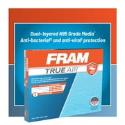 FRAM CV11809 TrueAir Premium Cabin Air Filter with N95 Grade Filter Media for select GM Trucks
