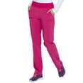 thumbnail image 7 of Dickies EDS Essentials Scrubs Pant for Women Natural Rise Tapered Leg Pull-On DK005P, M Petite, Hot Pink, 7 of 7