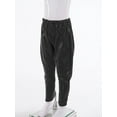 thumbnail image 5 of YEAHDOR Kids Boys Casual Radish Pants Sparkle Sequins Hip Hop Jazz Dance Pants, 5 of 7
