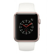 Apple Watch Series 2 - 38mm, WiFi - Rose Gold with White Sport Band - Scratch & Dent