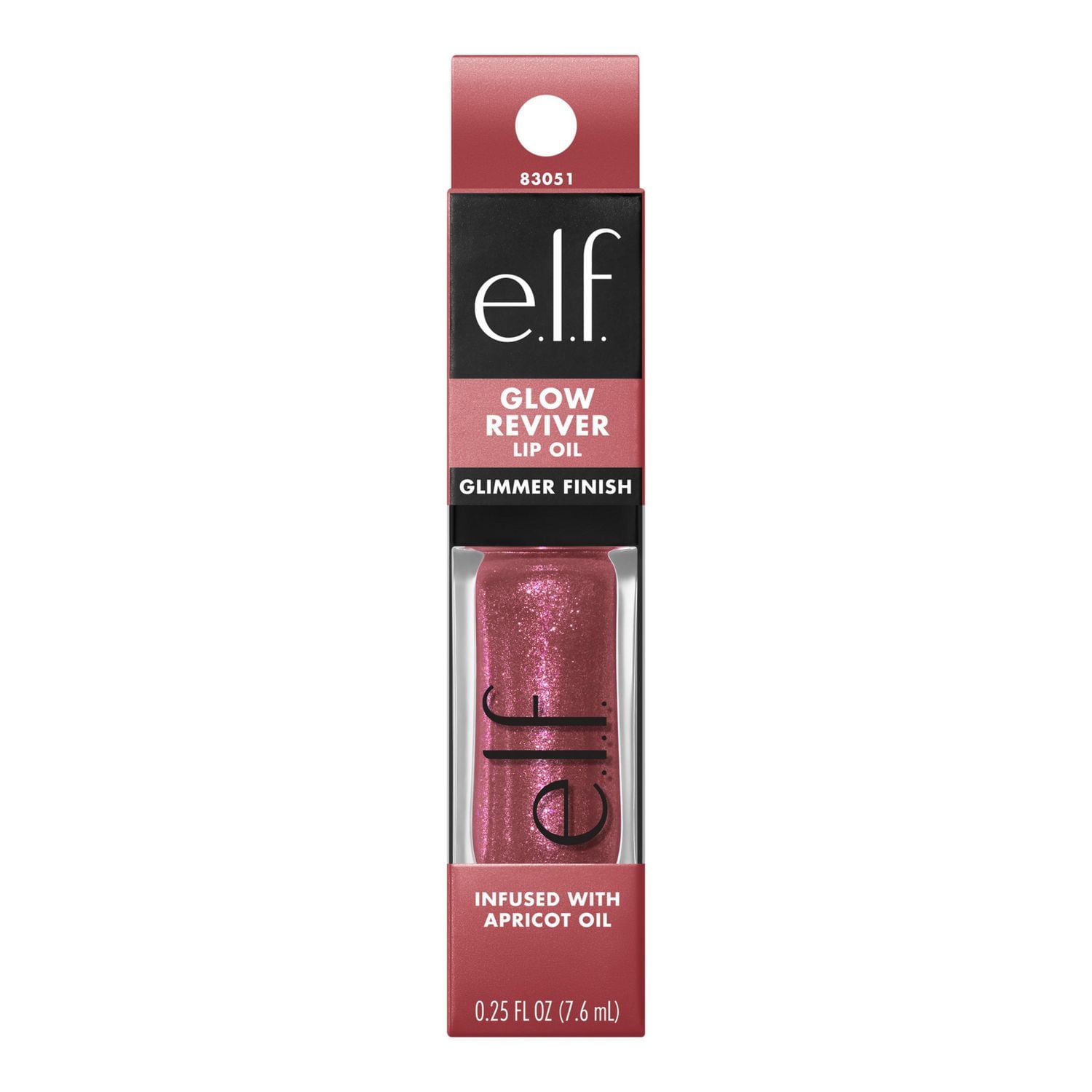 e.l.f. Cosmetics Huile à lèvres glow reviver fini miroir Scintillant et brillant, 7.6 mL