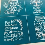 Silk Screen Printing Stencil - Sea-Themed Adhesive Mesh For Fabric, Wood, Glass DIY